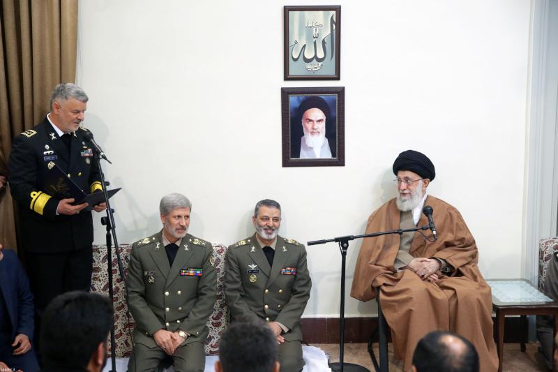 دیدار فرماندهان نیروی دریایی ارتش