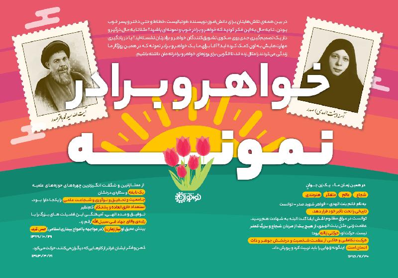 خواهر و برادر نمونه