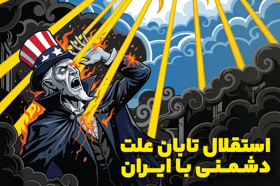 استقلال تابان، علت دشمنی با ایران